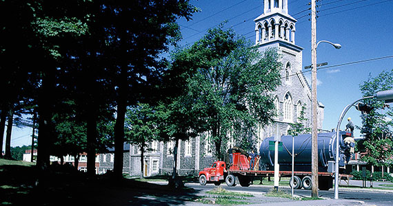Livraison d'un boiler à l'Archevêché - Idéal Combustion