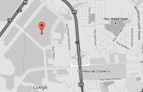 Situer Équipement Combustion Idéal Ltée sur une carte